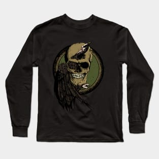 skull eagle Long Sleeve T-Shirt